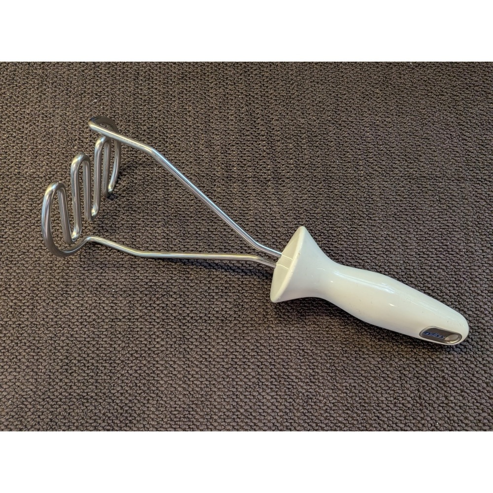 Zyliss Potato Masher Stainless Steel Zigzag Head Ergonomic Handle
